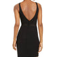 City Studios Juniors' Crisscross Bodycon Dress Black Size 13