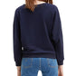 Levi's Women's Natalie Crewneck Sweatshirt Navy Size Small