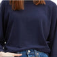 Levi's Women's Natalie Crewneck Sweatshirt Navy Size Small