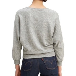 Levi's Women's Natalie Crewneck Sweatshirt Gray Size X-Small