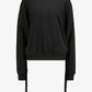 Levi's Women's Fringed Crewneck Sweatshirt Black Size 2 Extra Large