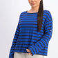 Levi's Women's Cora Sailor T-Shirt Blue Size XX-Large
