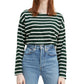 Levi's Women's Cora Cotton Sailor T-Shirt Green Size Medium