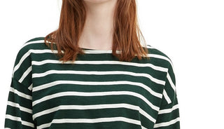 Levi's Women's Cora Cotton Sailor T-Shirt Green Size Small