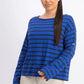Levi's Women's Cora Cotton Sailor T-Shirt Blue Size Extra Large
