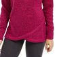 Ideology  Women's Cowl-Neck Pullover Dark Pink Size Small