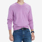 Tommy Hilfiger Men's Signature V-Neck Sweater Purple Size Small