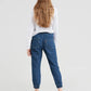 Levi's Women's Jet Set Cotton Denim Jogger Pants Blue Size Medium