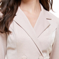 City Studios Juniors' Tuxedo Jacket Dress Silver Size Large