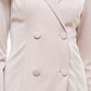 City Studios Juniors' Tuxedo Jacket Dress Silver Size Large