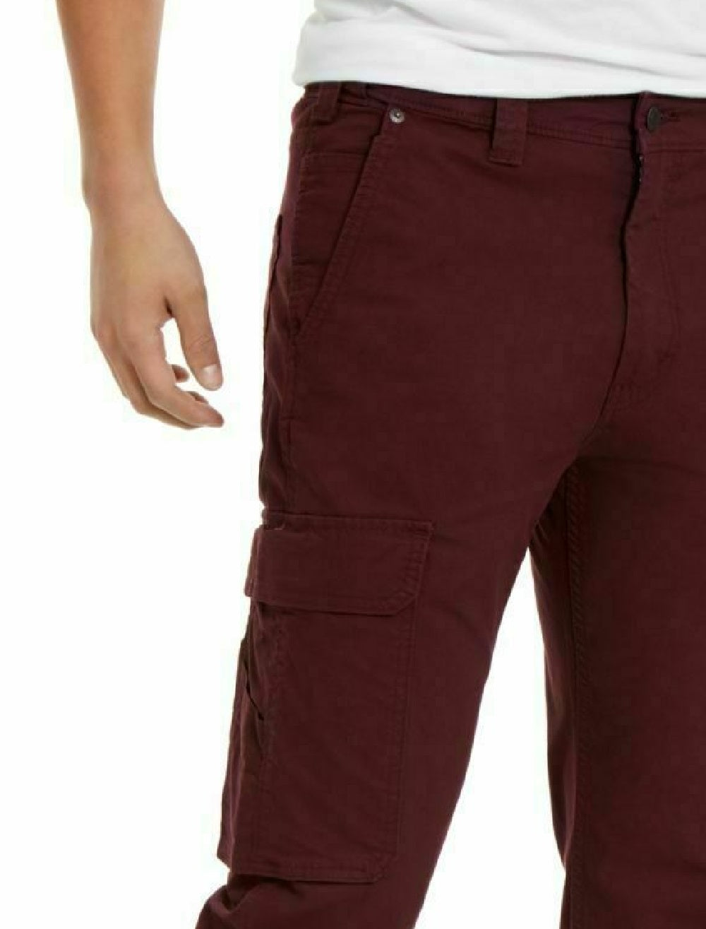 Levi's Men's 502 Aviator Tapered Cargo Pants Wine Size 33X32