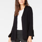 Alfani Women's Tie-Sleeve Cardigan Black Size Medium