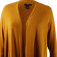Alfani Women's Tie-Sleeve Cardigan  Gold Size Medium