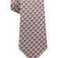 Michael Kors Men's Classic Angular Geo-Print Silk Twill Tie Beige Size Regular