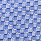 Michael Kors Men's Light & Dark Blue Geometric Boxes Silk Neck Tie Navy Size Regular