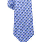 Michael Kors Men's Light & Dark Blue Geometric Boxes Silk Neck Tie Navy Size Regular