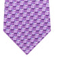 Michael Kors Men's Geometric Slim Neck Tie - All Purple Size Regular