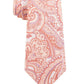 Michale Kors Men's  Perfect Movement Paisley Tie Orange One Size