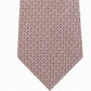 Michael Kors Men's Classic Geo Cube Silk Twill Tie Brown One Size