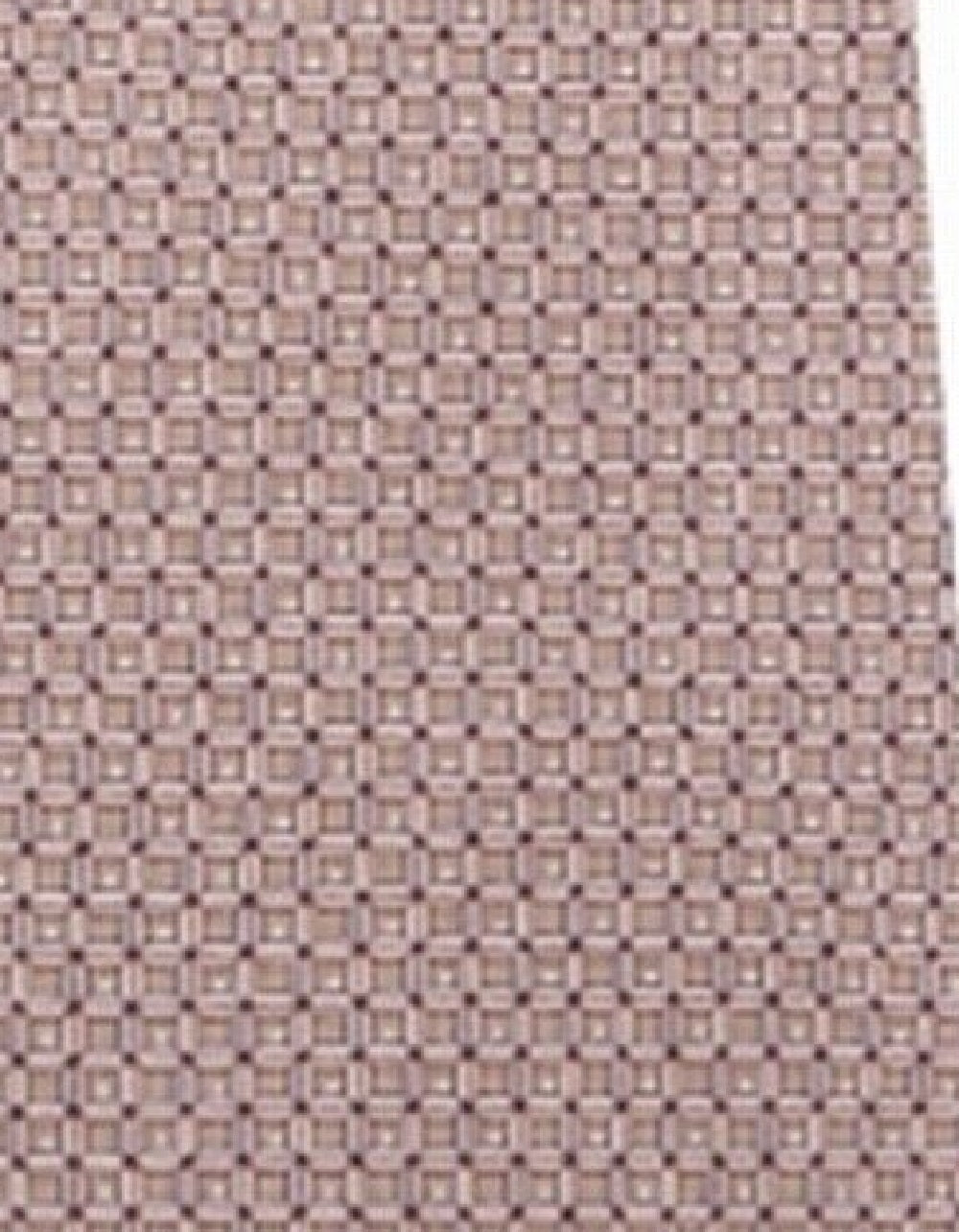 Michael Kors Men's Classic Geo Cube Silk Twill Tie Brown One Size