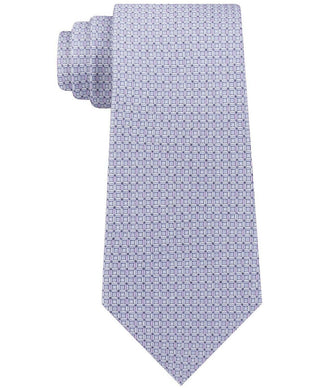 Michaler Kors Men's Classic Geo Cube Silk Twill Tie Gray One Size