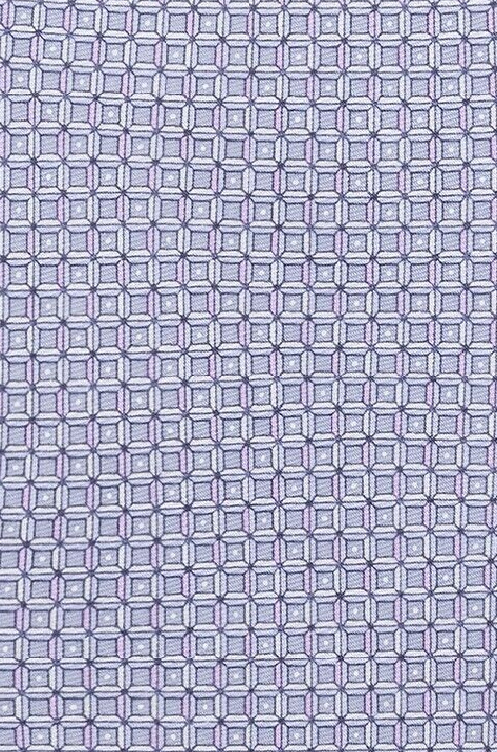 Michaler Kors Men's Classic Geo Cube Silk Twill Tie Gray One Size