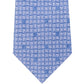 Michael Kors Men's Classic Crosshatch Logo Silk Twill Tie Navy Size Regular