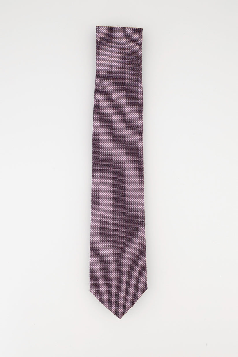 Michael Kors Men's Silk Professional Business Neck Tie Dark Red Size Regular