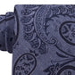 Michael Kors Mens Paisley Self-Tied Necktie Grey One Size Black Size Regular