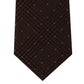 Michael Kors Men's Dotted Glen-Check Silk Tie Brown Size Regular
