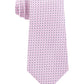 Michael Kors Men's Pink W/ Mini Flecks Geometric Silk Neck Tie Pink Size Regular