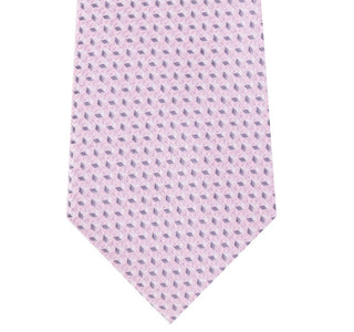 Michael Kors Men's Pink W/ Mini Flecks Geometric Silk Neck Tie Pink Size Regular