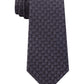 Michael Kors Men's Basket Weave Tie Black Size Regular