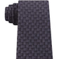 Michael Kors Men's Basket Weave Tie Black Size Regular