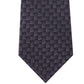 Michael Kors Men's Basket Weave Tie Black Size Regular