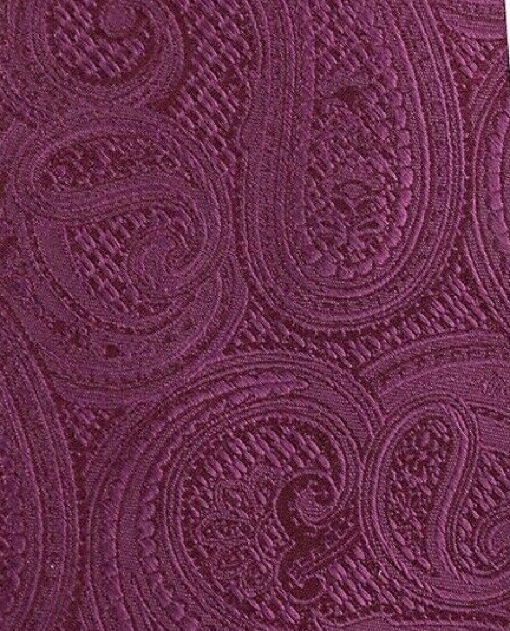 Michael Kors Men's Rich Texture Paisley Silk Tie Pink One Size