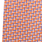 Michael Kors Men's Checks Silk Neck Tie Orange Size Regular