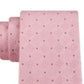 Michael Kors Men's Gingham Checkered Grid Classic Neck Tie All Pink Size Regular