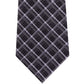 Michael Kors Men's Fuzzy Diamond Grid Neck Tie Black Size Regular