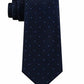 Michel Kors Men's Classic Glen Check Dot Tie Blue Size Regular
