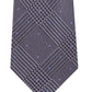 Michael Kors Men's Plaid Micro Flecks Neck Tie Gray Size Regular