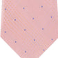 Michael Kors Men's Classic Glen Check Dot Tie Pink Size Regular