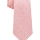 Michael Kors Men's Classic Glen Check Dot Tie Pink Size Regular