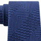 Michael Kors Men's Textured Geometric Patchwork Tie Blue Size Regular