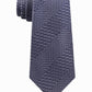 Michael Kors Men's Textured Geometric Patchwork Tie Gray Size Regular