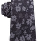 Michael Kors Men's Artisanal Shadow Botanical Tie Black Size Regular