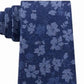 Michael Kors Men's Artisanal Shadow Botanical Tie Navy Size Regular