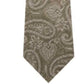 Michael Kors Men's Brown Paisley Silk Blend Neck Tie Brown Size Regular