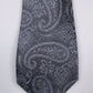 Michael Kors Men's Artisinal Shadow Paisley Tie Gray Size Regular