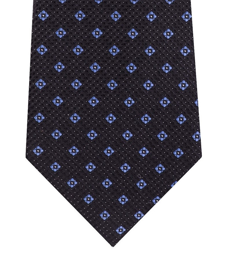 Michael Kors Men's Classic Textured Neat Tie Black Size Regular